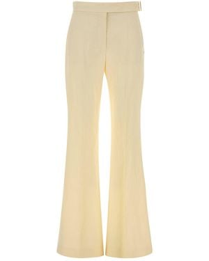 Sportmax Cream Flared Pant - Natural