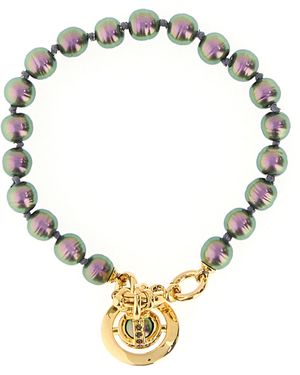 Vivienne Westwood Multicolour Pearls Aleksa Bracelet - Metallic