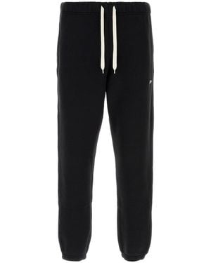 Autry Black Cotton sweatpants