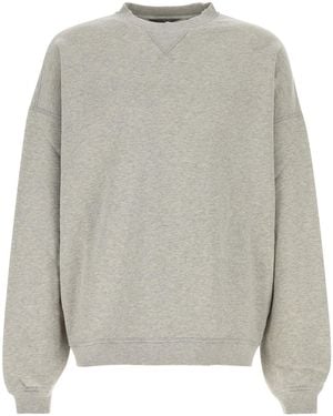 Golden Goose Deluxe Brand Melange Cotton Oversize Sweatshirt - Grey