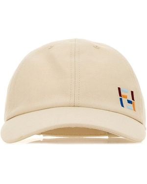 Fendi Cappello da baseball in misto cotone bianco - Neutro