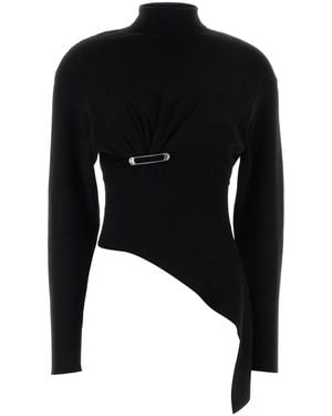 Lanvin Black Wool Blend Jumper
