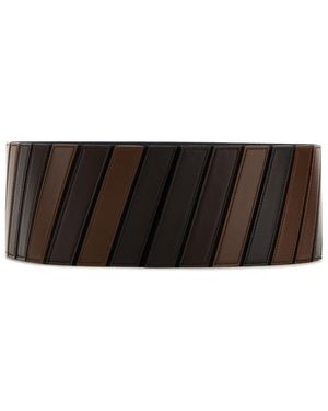 Alaïa Leather Belt - Grey