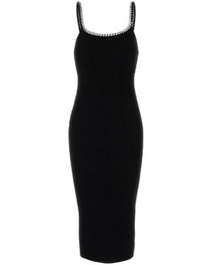 MICHAEL Michael Kors Black Stretch Viscose Blend Dress