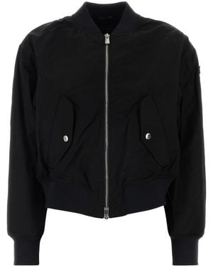 Tatras Black Nylon Ottamota Bomber Jacket