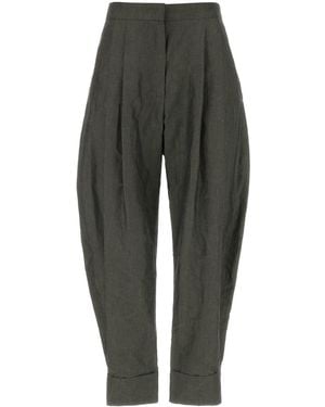 PT Torino Bottle Green Cotton Blend Cloe Pant