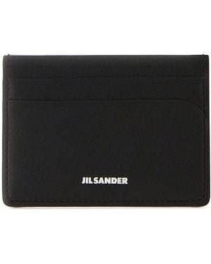 Jil Sander Portacarte in pelle nera - Nero