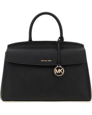 MICHAEL Michael Kors Black Leather Freddie Handbag