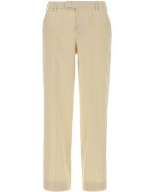 PT Torino Cream Cotton Emma Pant - Natural