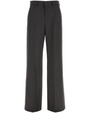 Valentino Garavani Charcola Wool Pant - Black