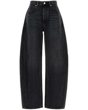 Alexander Wang Black Denim Wide-leg Jeans