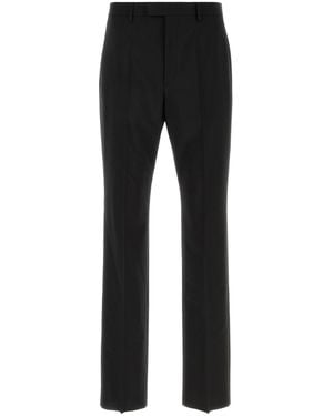 Valentino Garavani Black Wool Blend Pant