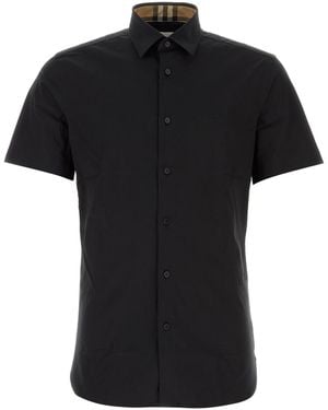 Burberry Momogram Pattern Shirt - Black