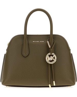 MICHAEL Michael Kors Olive Green Leather Freddie Handbag - Brown