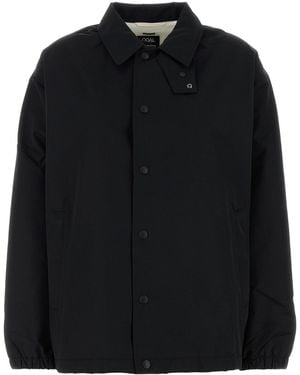 Nanamica Black Polyester Windbreaker