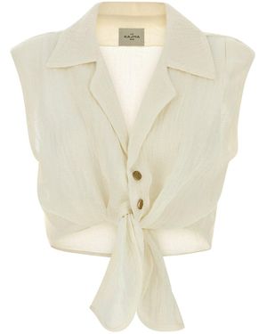 LeKasha Camicia Sanabog in lino avorio - Neutro