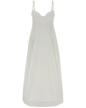 Co. White Poplin Dress