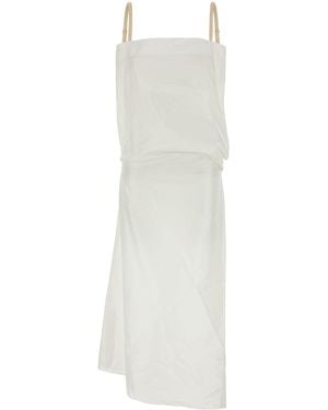Carven White Silk Dress