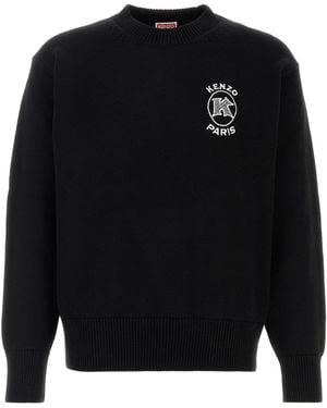 KENZO Crew Neck Jumpers - Black