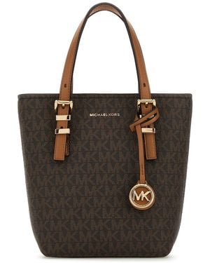 MICHAEL Michael Kors Printed Canvas Quinn Handbag - Black