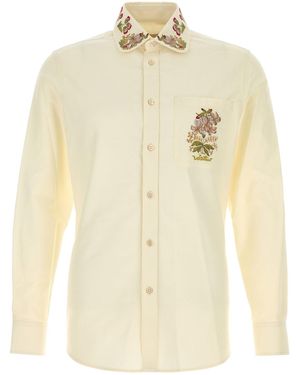 Valentino Garavani Cream Oxford Shirt - Natural