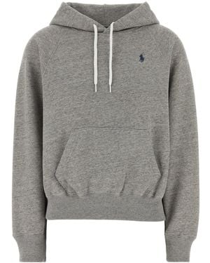 Polo Ralph Lauren Grey Cotton Blend Sweatshirt