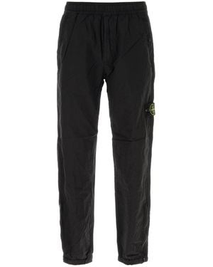 Stone Island Black Nylon Pant