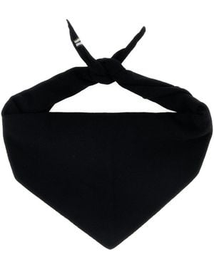 Extreme Cashmere Bandana in misto cashmere stretch nero
