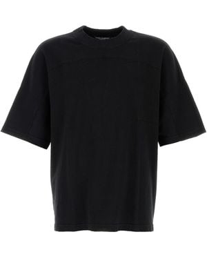 Dolce & Gabbana Black Cotton T-shirt