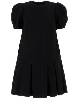 Moschino Black Stretch Twill Dress