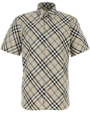 Burberry Camicia in popeline stampato - Multicolore