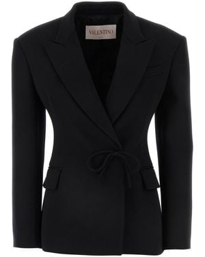 Valentino Garavani Black Wool Blazer
