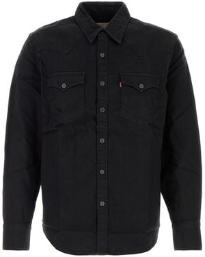 Levi's Camicia Barstow in denim nero