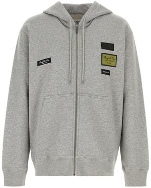 MM6 by Maison Margiela Grey Cotton Sweatshirt