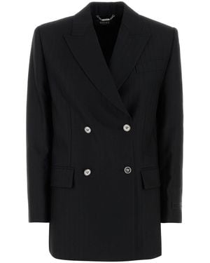 Versace Wool Blazer - Black