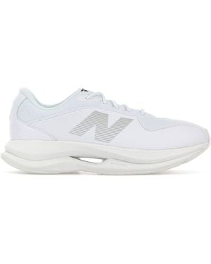 Junya Watanabe Sneakers MAN x New Balance bianche in similpelle e tessuto - Bianco