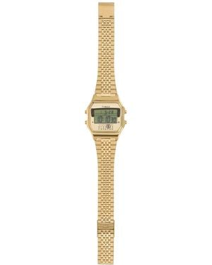 Timex Gold Metal Mm6 X T80 Watch - Metallic