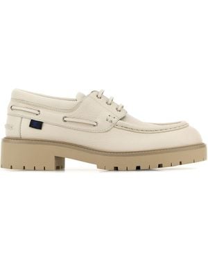 Burberry Mocassini Raft in pelle beige - Multicolore