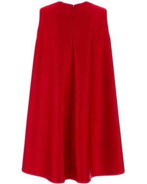 Stella McCartney Enverse Satin A-Line Mini Dress - Red