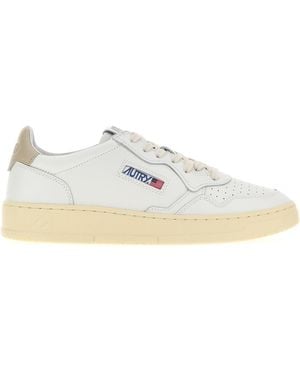 Autry White Leather Medalist Sneakers