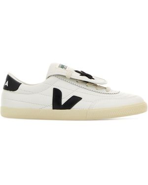 Veja X Magliano White Leather Paneka Trainers