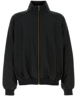 ADIDAS X WILLY CHAVARRIA Black Twill Oversize Sweatshirt