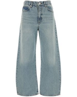 FRAME Denim The Bow Wide-leg Jeans - Blue