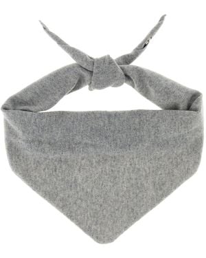 Extreme Cashmere Bandana in misto cashmere stretch grigio