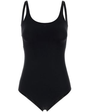 Courreges Stretch Nylon Swimsuit - Black