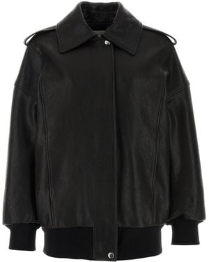 McQueen Leather Jacket - Black