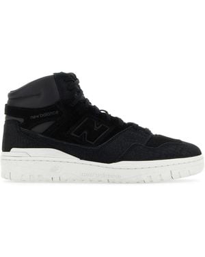Junya Watanabe Suede X New Balance Bb650 Trainers - Black