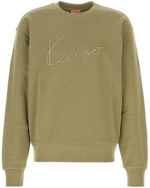 KENZO Crew Neck Sweatshirt - Green