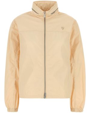 Burberry Skin Nylon Blend Windbreaker - Natural
