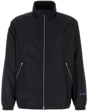 Jil Sander Blouson 145 Pd W Logo - Black